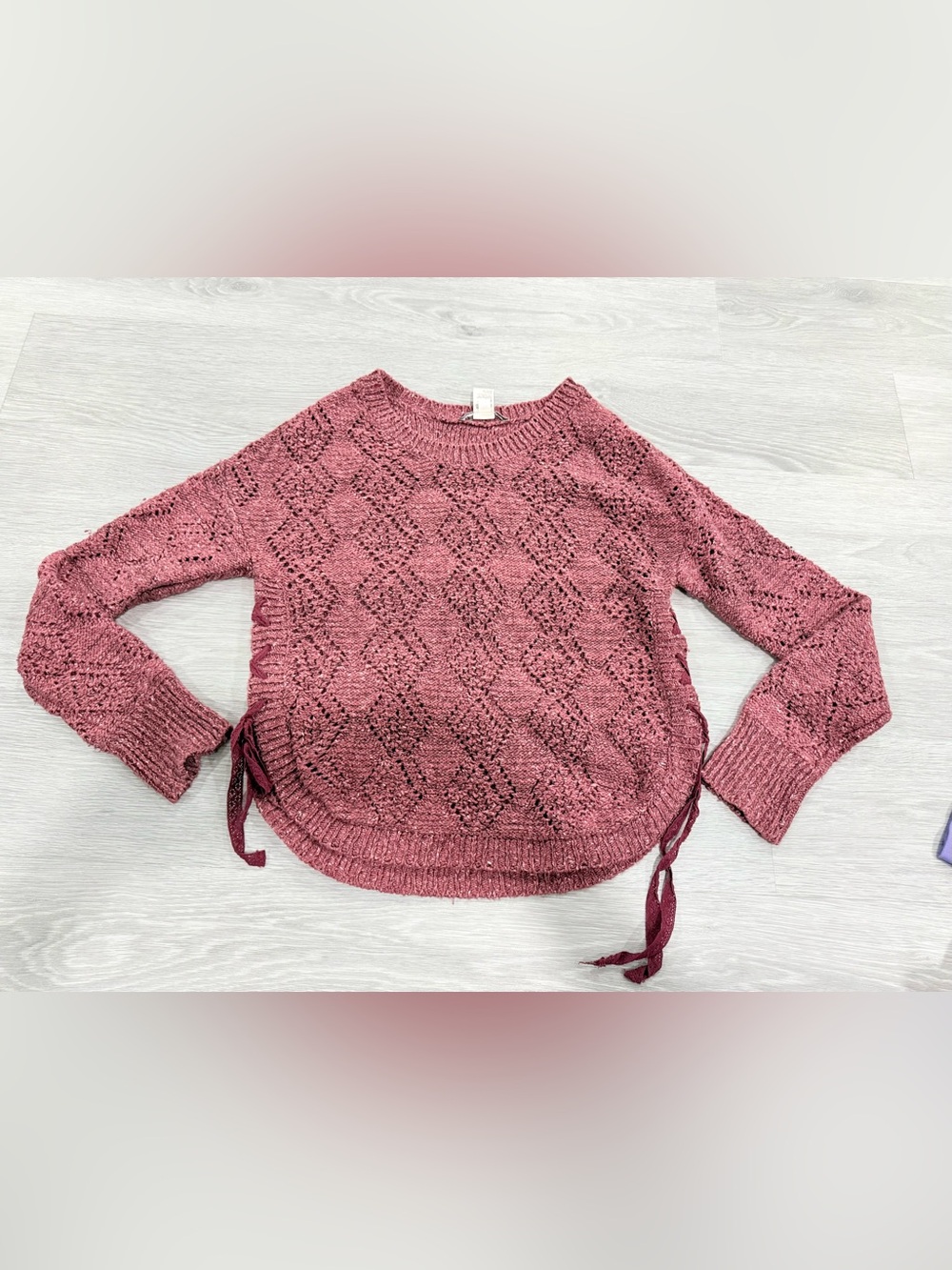 open-knit pullover sweater from American Rag Cie